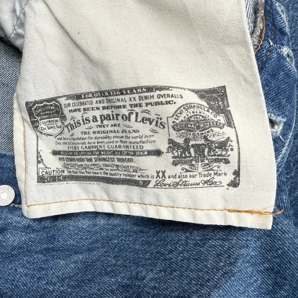 Levi's‎ 501XX Button Fly Jeans 38x32 Made Guatemala 1999–2003 Vintage Denim